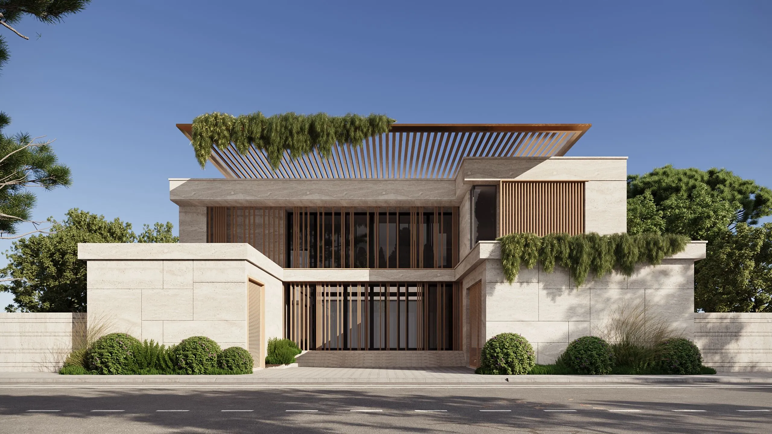 horizontal villa