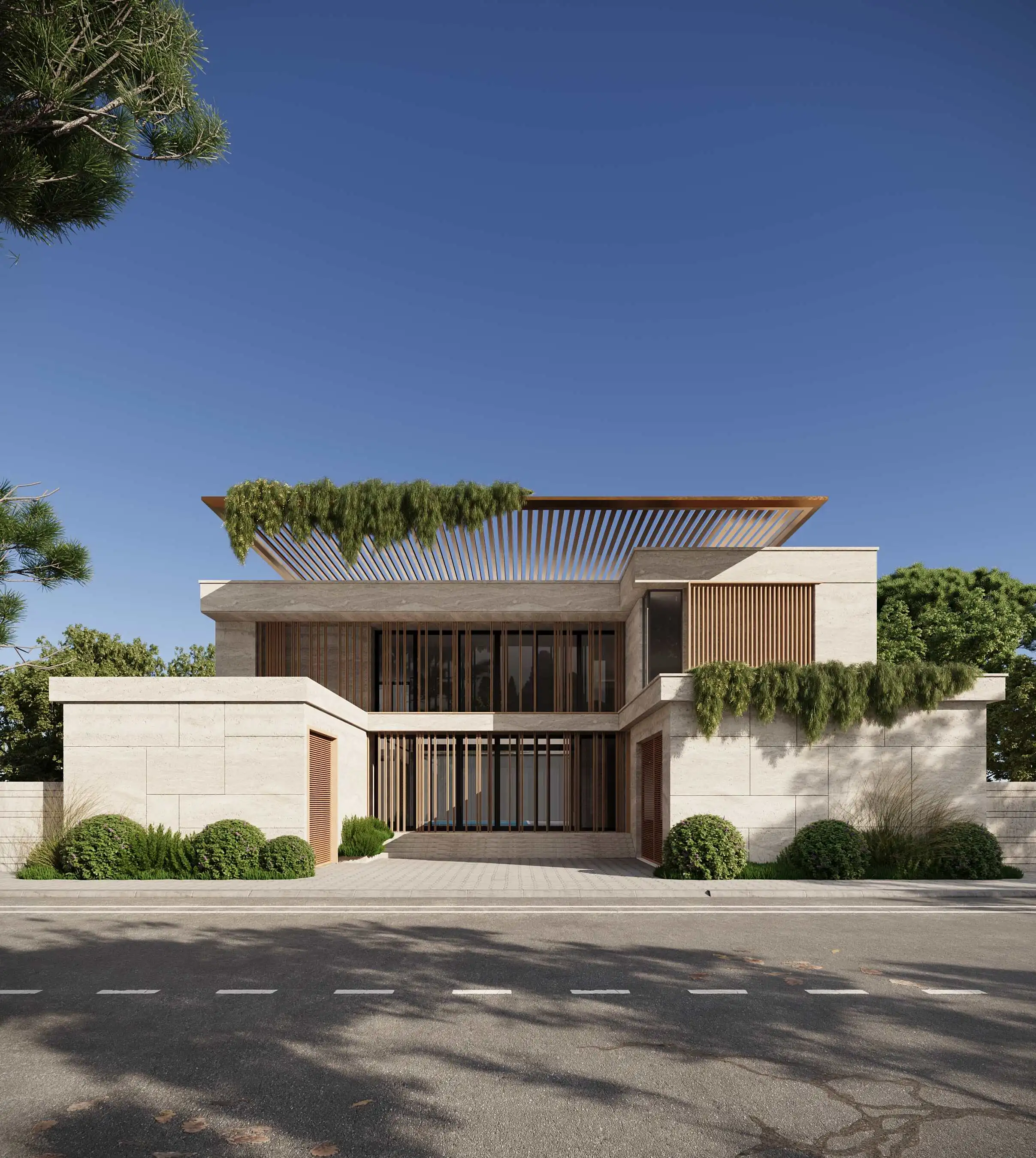 horizontal villa